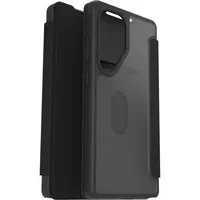 Abbildung von OtterBox React Series Folio Hülle für Samsung Galaxy S25 Ultra, stoßfest, sturzsicher,Premium mit Kartenhaltern, Getestet nach Militärstandard, Transparent/Schwarz,Keine Einzelhandelsverpackung