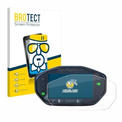Abbildung von BROTECT Schutzglas für Ducati Monster/Monster + 2021 Schutzfolie Panzer Folie Glas [Extrem Kratzfest 9H, Anti Fingerprint, Ultra Transparent]