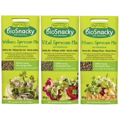 Abbildung von bioSnacky Sprossen Mix Wellness Sprossen, Vital Fitness Bio Keimsprossen zum Selberkeimen