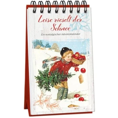 Abbildung von Leise rieselt der Schnee: Ein nostalgischer Adventskalender (Adventskalender für Erwachsene: Nostalgie Aufstell Buch)
