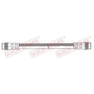 Abbildung von QUICK BRAKE 27.050 Bremsschläuche 207mm M10x1 mit Innengewinde RENAULT: Kangoo I, CLIO 3, Modus / Grand