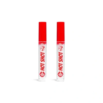 Abbildung von W7 Hot Shot Lippenfüller Gloss im Set Verbesserter Füll Effekt für vollere Lippen Klares, natürliches, hochglänzendes Finish 2er Pack