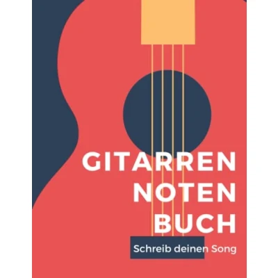 Abbildung von Notenbuch Gitarre: Leeres Gitarren Tabulatur Notenbuch: 100 Seiten Zum Ausfüllen Für Musikunterricht. Gitarre Tabs Heft