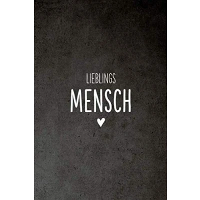 Abbildung von Lieblingsmensch: Softcover Notizbuch Notizheft Skizzenbuch I 120 Seiten dot grid Punktraster Geschenk