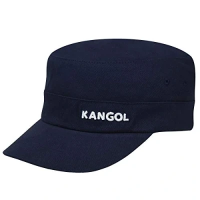 Abbildung von kangol Unisex Kappe Cotton Twill Army Cap, Gr. Large (Herstellergröße:Large/X Large), Blau