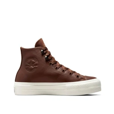 Abbildung von Converse Chuck Taylor ALL STAR LIFT Platform Water Repellent Sneaker high, Damen, Größe: 39, Bear nap/egret Leder