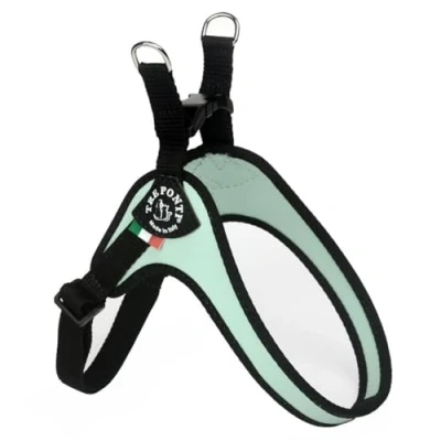 Abbildung von Tre Ponti Geschirr Easy Fit Classic with ADJ. Belly, Farbe:Minze/schwarz, Größe:2.5 37 50 cm/bis 6 kg