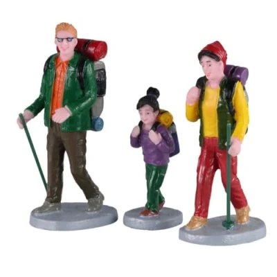 Abbildung von Family trek set of 3 Weihnachtsfigur LEMAX