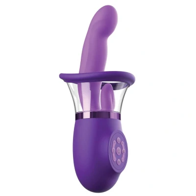 Abbildung von Vibrator „Ultimate Pleasure Pro Plus“ mit Saugschale und Vibro Zunge