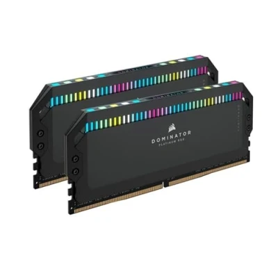 Abbildung von Corsair DOMINATOR PLATINUM RGB DDR5 RAM 64GB (2x32GB) 5200MHz CL40 Intel XMP iCUE Kompatibel Computer Speicher Schwarz (CMT64GX5M2B5200C40)