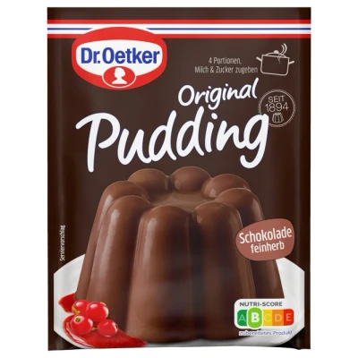 Abbildung von Dr. Oetker Puddingpulver Schokolade feinherb