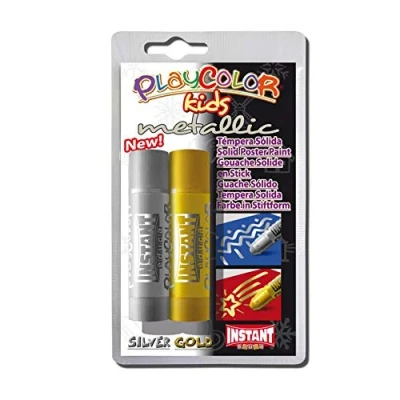 Abbildung von PlayColor Farbe 10391 10 g Metallic One Solid Poster Paint Stick (2 Stück)