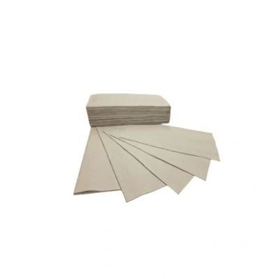 Abbildung von Defacto Papierhandtücher Handtuchpapier, 5000 Stück Zick Zack 25x23 cm Falthandtücher, Handtücher für Spender 1 Lagig, GRÜN