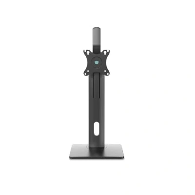 Abbildung von PureMounts® Monitor Halterung für einen Bildschirm, 1x VESA 75x75 bis 100x100 Aufnahme, stufenlos Höhenverstellbar, neigbar, schwenkbar, drehbar, schwarz