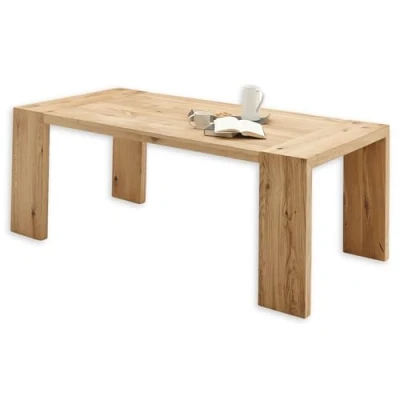 Abbildung von Stolkom Esstisch &quot;Anno Esszimmertisch Eiche Massivholz geölt, FSC, BxHxT 200x76x100 cm&quot;, FSC Zertifiziert, Flächenbelastung bis 90 kg