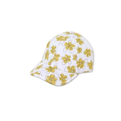 Abbildung von Sterntaler Baby Mädchen Cap Baseball Blumen Cap, Kinder Basecap aus Jersey Baumwolle mit Print weiß, 51