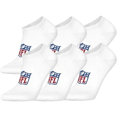 Abbildung von NFL Shield 6pk Sneaker Socks BLK 39/42