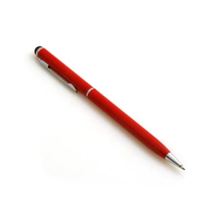 Abbildung von System S 2 in 1 Stylus Stift Touch Pen kapazitiver Bildschirm Eingabe und Kugelschreiber Rot für Smartphone Touchscreen Handy Tablet PC PDA