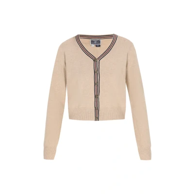 Abbildung von Dreimaster Strickjacke, Damen, Größe: XL/XXL, Beige