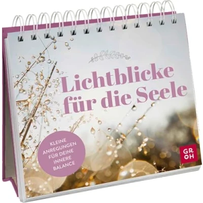 Abbildung von Lichtblicke für die Seele: Kleine Anregungen deine innere Balance Spiralaufsteller mit Silberveredelung Achtsamkeit und positives Denken im Alltag