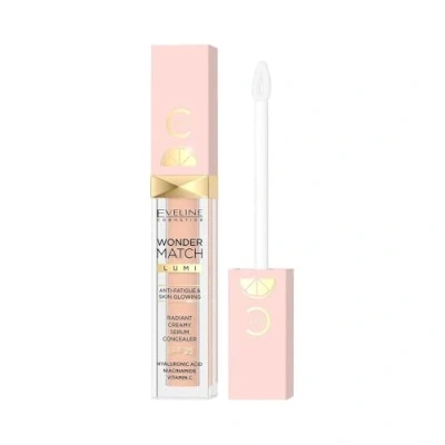Abbildung von Eveline Cosmetics Wonder Match Illuminating Concealer SPF 20 Leicht, Feuchtigkeitsspendend, Langanhaltende Deckkraft für Strahlende Haut