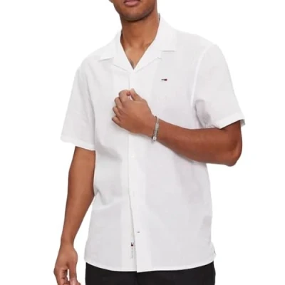 Abbildung von Tommy Jeans Kurzarmhemd TJM LINEN BLEND CAMP SHIRT EXT