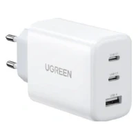 Abbildung von UGREEN Wall Charger CD275, 2 x USB C, 1 USB, 65 W (weiß)