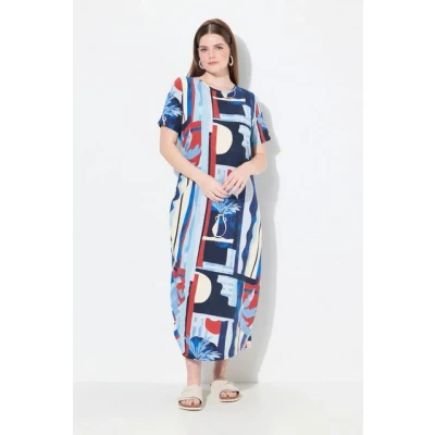 Abbildung von Ulla Popken Freizeitkleid, Damen, Größe: 46/48, Marine