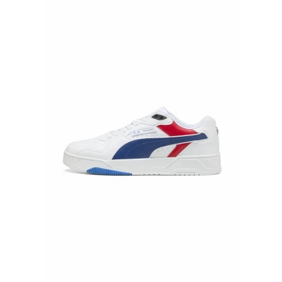 Abbildung von Puma BMW M Motorsport RBD Break Low Sneakers Unisex Schuhe Mit Plain White/Pro Blue Größe: 38.5