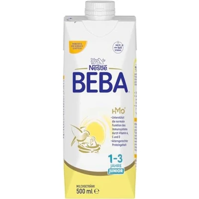 Abbildung von BEBA Junior 1 3 Jahre Milchgetränk trinkfertig, Babynahrung mit HMO 2&#039; FL, ohne Palmöl, 1er Pack (1 x 500ml)