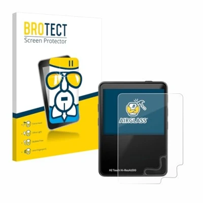Abbildung von BROTECT Schutzglas für HifiWalker H2 touch Schutzfolie Panzer Folie Glas [Extrem Kratzfest 9H, Anti Fingerprint, Ultra Transparent]