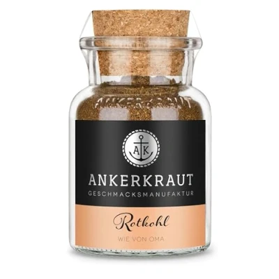 Abbildung von Ankerkraut Rotkohl, Mischung würzender Zutaten mit Pfeffer und Zimt, 70 g im Korkenglas