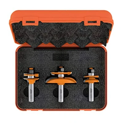 Abbildung von CMT ORANGE TOOLS 900.521.11 3 TEILIGES HARTMETALL FRÄSERSET FÜR TÜREN S=12