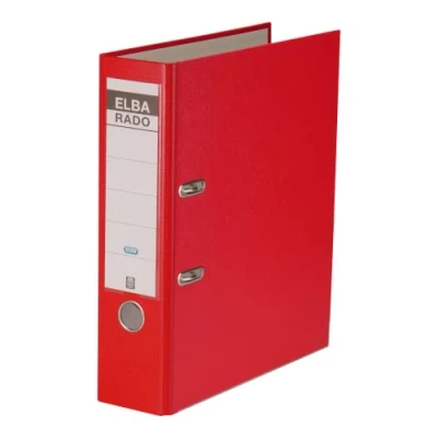 Abbildung von Elba Ordner A4, rado brillant, breit, veredeltes Papier, rot, 20 Stück