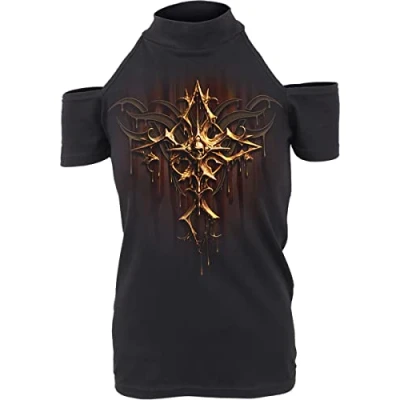 Abbildung von Spiral Damen G058 T Shirt, Schwarz, X Large