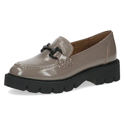 Abbildung von Caprice Slipper, Damen, Größe: 41, Taupe naplak Leder