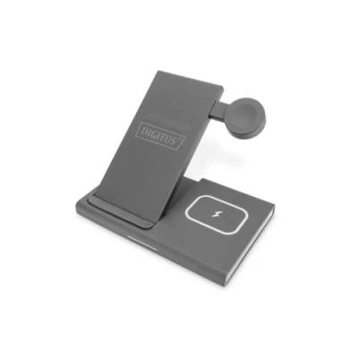 Abbildung von DIGITUS 3 in 1 Ladestation, Wireless für Apple iWatch, Airpods, iPhone