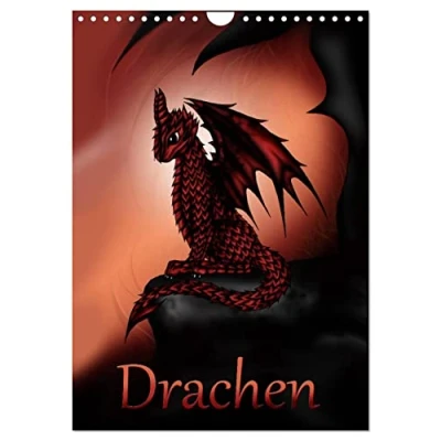 Abbildung von Drachen (Wandkalender 2025 DIN A4 hoch), CALVENDO Monatskalender