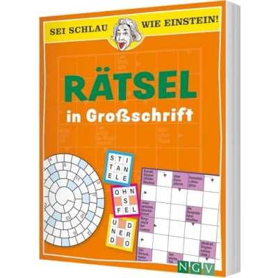 Abbildung von Sei schlau wie Einstein! Rätsel in Großschrift