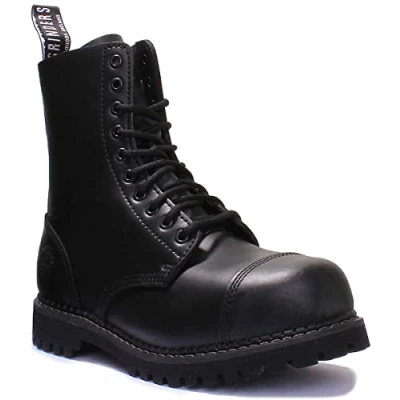 Abbildung von Grinders Stag CS Derby Boot Black Womens Boots Size 4 UK