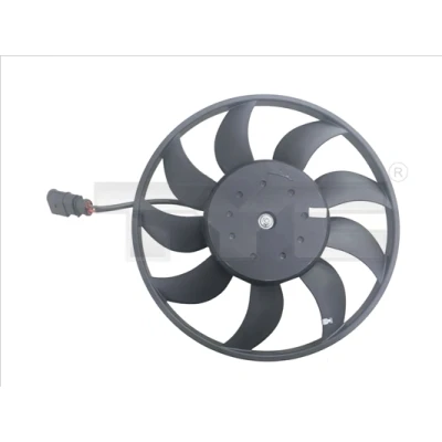 Abbildung von TYC 837 0056 Lüfter für Fahrzeuge mit automatischer Heckklappenentriegelung 300 200 ohne Kühlerlüfterrahmen (Zarge) VOLKSWAGEN: Passat B7 Variant