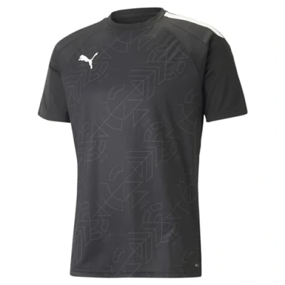 Abbildung von Puma Teamliga Graphic Sport Tshirt, Herren, Größe: Small, black/shadow gray
