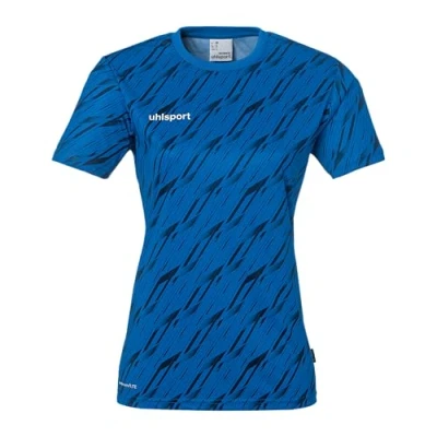 Abbildung von uhlsport Tshirt print, Damen, Größe: Medium, Azurblau