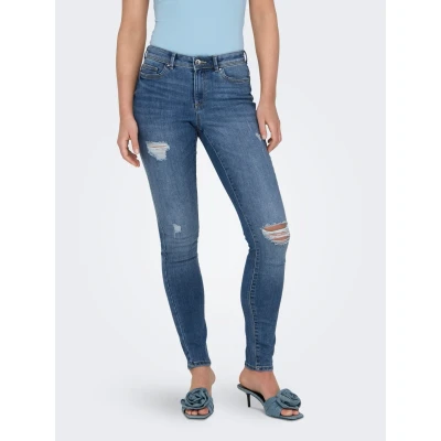 Abbildung von ONLY Onlwauw MID Jeans Skinny Fit, Damen, Größe: XSx30, Medium blue denim