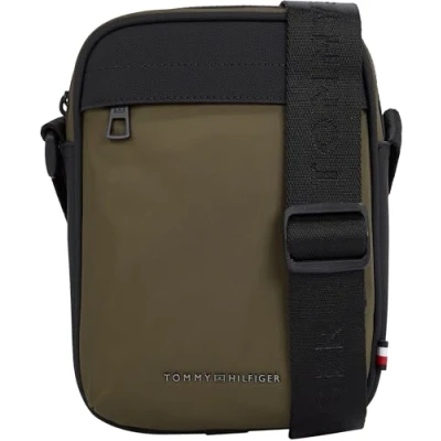 Abbildung von Tommy Hilfiger Repreve MINI Reporter Umhängetasche, Herren, Größe: One Size, Khaki