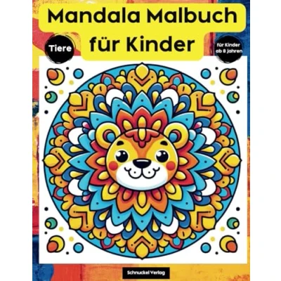 Abbildung von Mandala Malbuch für Kinder: Tiermandala Kinder ab 8 Jahren