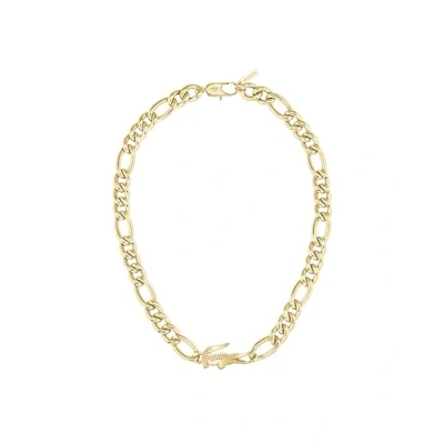 Abbildung von Lacoste Crocodile Unisex Halskette goldcoloured, Größe: One Size, Gold coloured