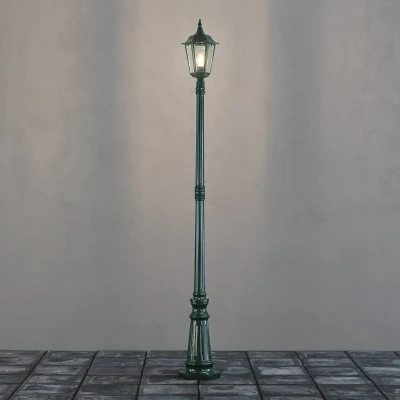 Abbildung von Konstsmide Firenze 7233 600 Mastleuchte / B: 25cm T: H: 220cm 1x100W IP43 lackiertes Aluminium grün