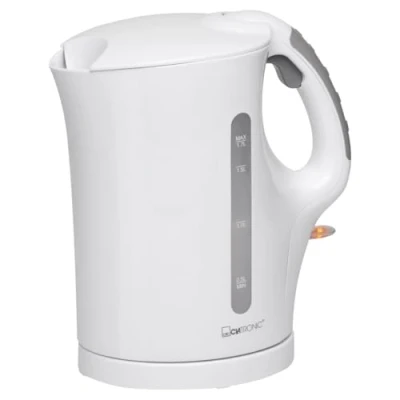 Abbildung von CLATRONIC Wasserkocher WK 3445, 1,7L Füllmenge, max. 2200 Watt, Einhandbedienung