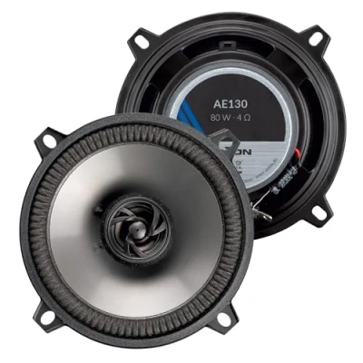 Abbildung von AXTON AE130 13 cm (5“) 2 Wege Koaxial System, Auto Lautsprecher für Front oder Heck, Soundsystem mit 80 Watt, geeignet auch Wohnmobile, 1 Paar
